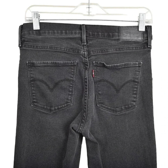 Levi's 311 Shaping Skinny Black Jeans Mid Rise Size 28 - Picture 7 of 14